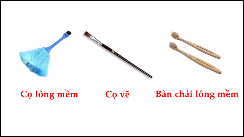 Cọ lông mềm dùng để vệ sinh laptop